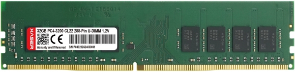 Xaser Soğutucusuz CL22 1.2V 32 GB 3200 MT