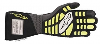 Alpinestars Tech 1-ZX V2 Siyah/Turuncu Floresan Motosiklet Eldiveni