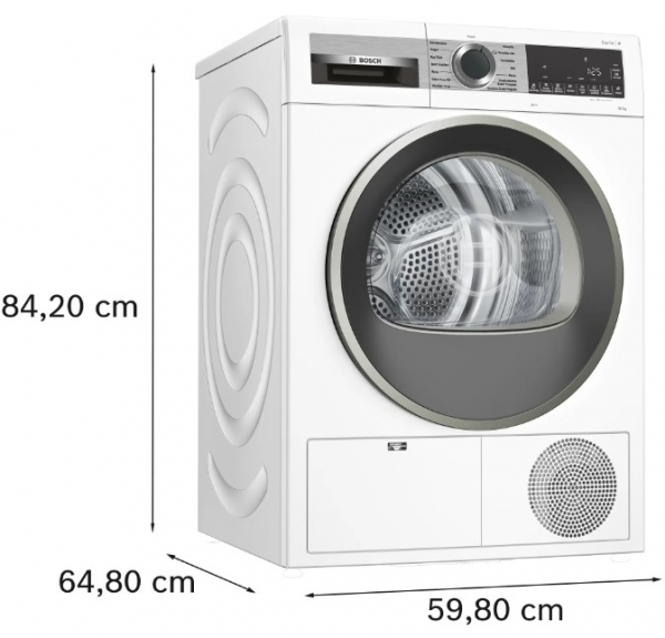 Bosch WQG25100TR Isı Pompalı Kurutma Makinesi