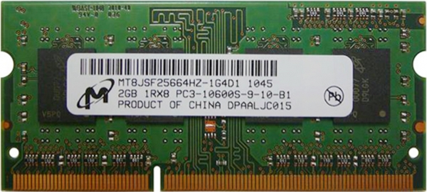Micron MT8JSF25664HZ-1G4D1 2 GB 1333 MT