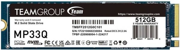 Team Group MP33Q SSD (512 GB)