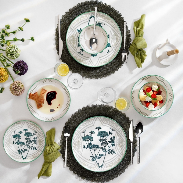 Schafer Iconic 24 Parça Yemek Takımı (Yeşil)