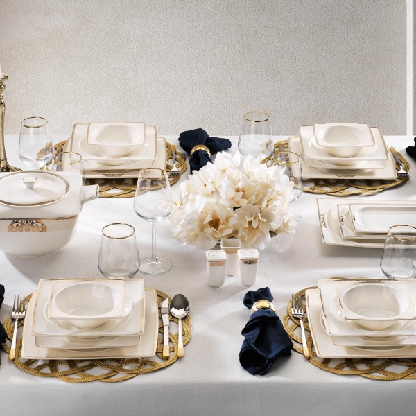 Schafer Glamor Regal 60 Parça Yemek Takımı