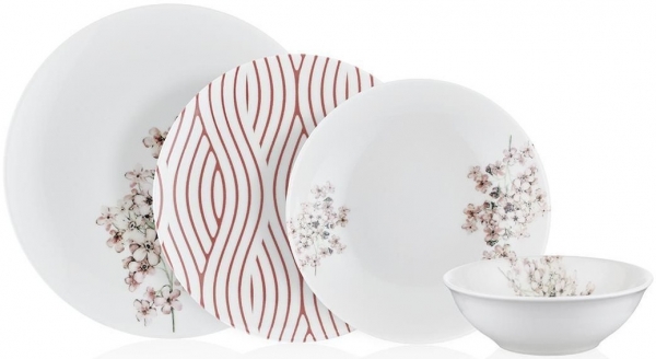 Neva Mois Basic N3573 24 Parça Yemek Takımı