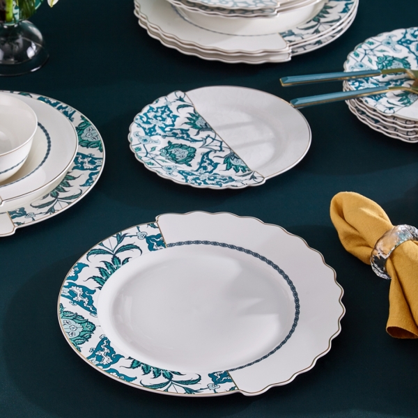 Neva Mentol Hibrit N3278 24 Parça Yemek Takımı