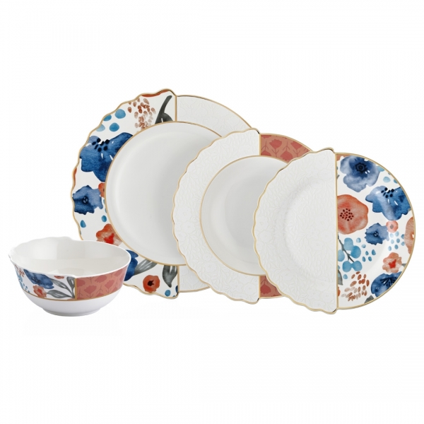 Neva Ophelya Hibrit N3453 24 Parça Yemek Takımı