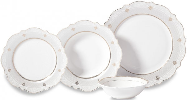 Korkmaz Eliza Collection A8274 60 Parça Yemek Takımı