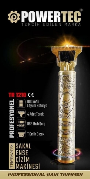 Powertec TR-1210 Sakal Kesme Makinesi