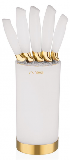 Neva N3241 Lilyum Gold Silindir Bıçak Seti 6 Parça
