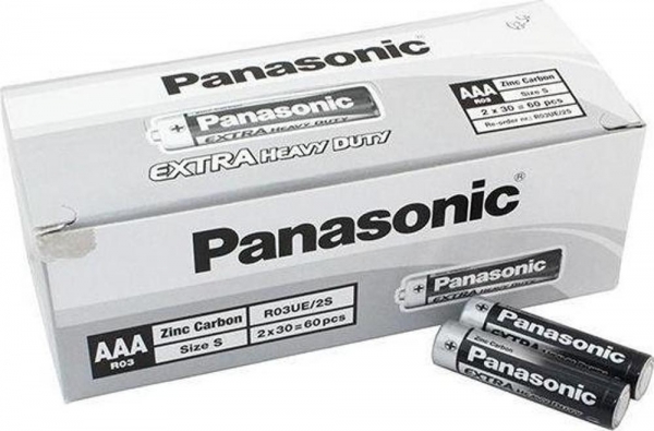 Panasonic Extra Heavy Duty AAA 2 60'lı İnce Kalem Pil