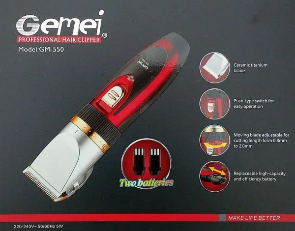 Gemei GM-552 Saç Kesme Makinesi
