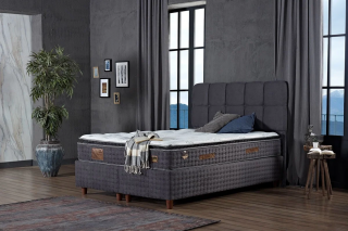 Tutku Begonya 150x200 Baza+Başlık+Yatak Seti