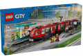 LEGO City 60423 Downtown Streetcar and Station resim