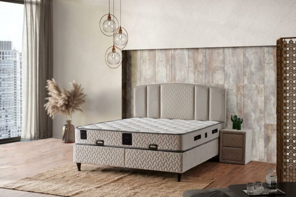 Mobilya Dükkanım Maxi 90x190 Baza+Başlık+Yatak Seti