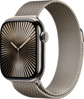 Apple Watch Series 10 Cellular 42mm Titanyum Kasa ve Milano Loop Akıllı Saat