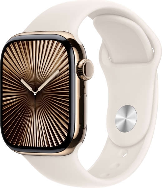 Apple Watch Series 10 Cellular 42mm Titanyum Kasa ve Spor Kordon Akıllı Saat