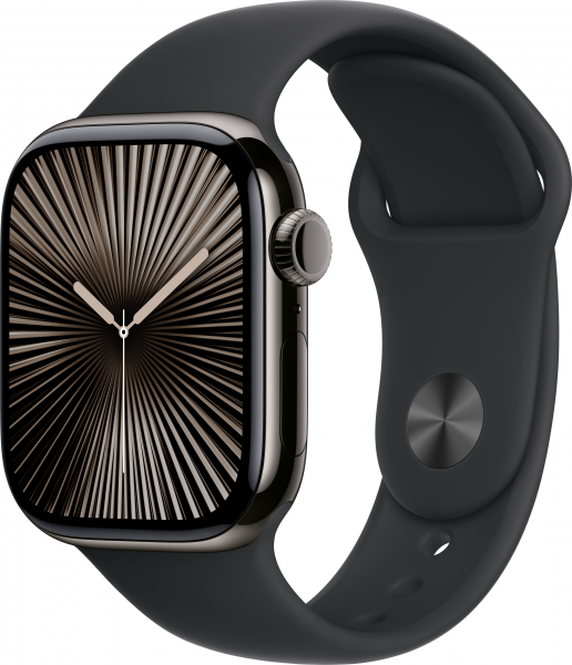 Apple Watch Series 10 Cellular 42mm Titanyum Kasa ve Spor Kordon Akıllı Saat