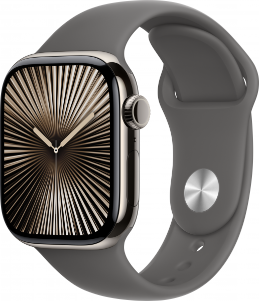 Apple Watch Series 10 Cellular 46mm Titanyum Kasa ve Spor Kordon Akıllı Saat