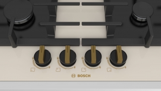 Bosch PPP6B1B90R Ankastre Gazlı Ocak