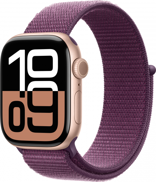 Apple Watch Series 10 Cellular 42mm Alüminyum Kasa ve Spor Loop Akıllı Saat