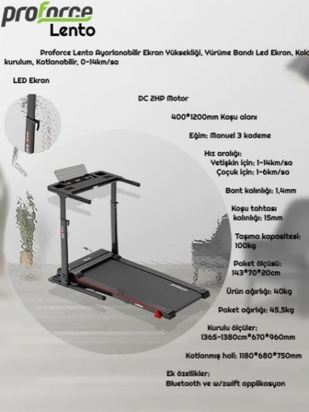 Proforce Lento Koşu Bandı