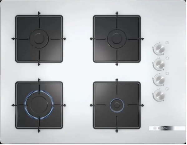 Bosch Beyaz Ankastre Set POP7C2O12O + HBF534EW3T + DWK64PJ20T