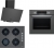 Bosch Gri Ankastre Set POP6C9O10O + HBF514BH1T + DWK64PJ70T