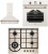 Electrolux Rustik Krem Ankastre Set EGH6343RON + EOA5220AOV + EFC226V