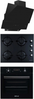 İtimat Dijital Pro Siyah Ankastre Set 1531.02 + AF500 + 9011