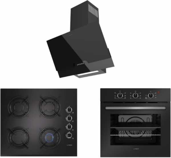 Lanova Siyah Ankastre Set G 16400 – 206 + 2106TB01 + A3077B6