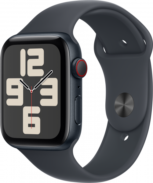 Apple Watch SE 2 2024 Cellular 44mm Alüminyum Kasa ve Spor Kordon Akıllı Saat