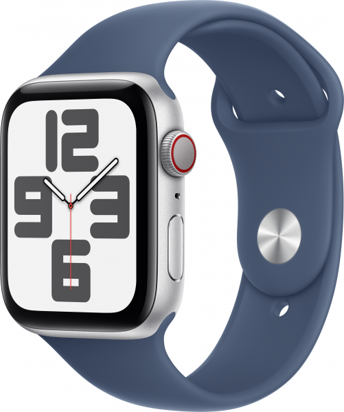 Apple Watch SE 2 2024 Cellular 44mm Alüminyum Kasa ve Spor Kordon Akıllı Saat