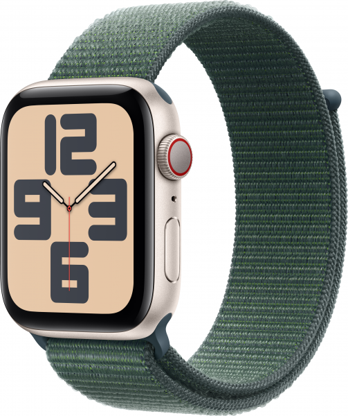 Apple Watch SE 2 2024 Cellular 44mm Alüminyum Kasa ve Spor Loop Akıllı Saat