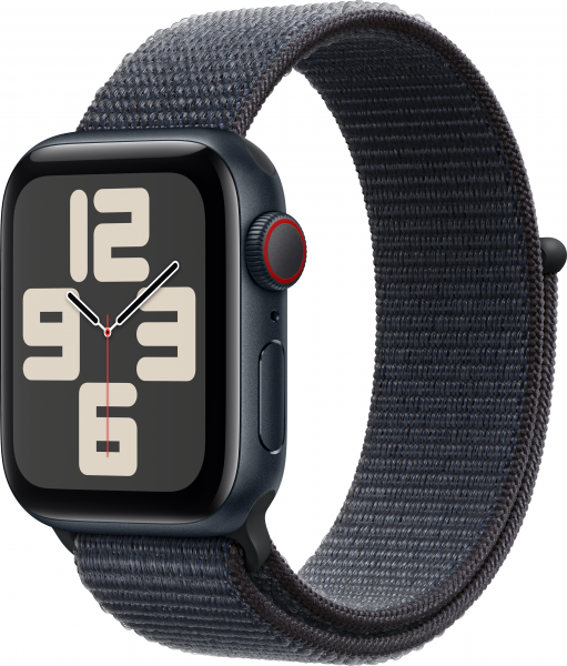 Apple Watch SE 2 2024 Cellular 44mm Alüminyum Kasa ve Spor Loop Akıllı Saat