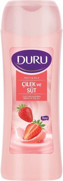 Duru Fruit & Milk Çilek ve Süt 450 ml Duş Jeli