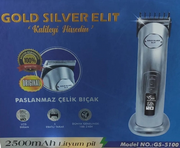 Gold Silver Elit GS-5100 Saç Kesme Makinesi