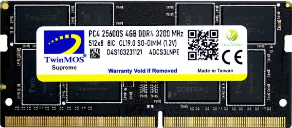 TwinMOS MDD44GB3200N 4 GB 3200 MT