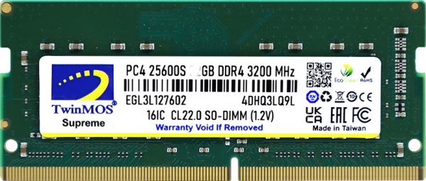 TwinMOS MDD44GB3200N 4 GB 3200 MT