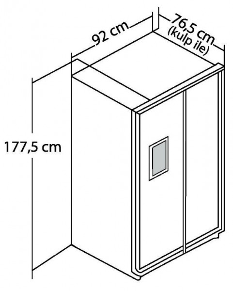 Hitachi R-S700GPRU2 GBK Buzdolabı