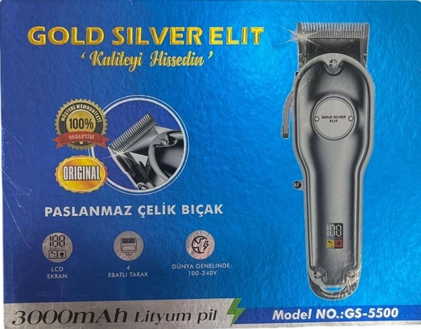 Gold Silver Elit GS-5500 Saç Kesme Makinesi