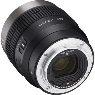 Samyang V-AF 20mm T1.9 FE