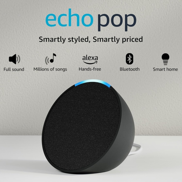Amazon Echo Pop Akıllı Ev Hoparlörü