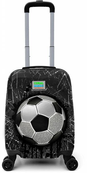 Coral High Futbol Desenli Çocuk Valizi