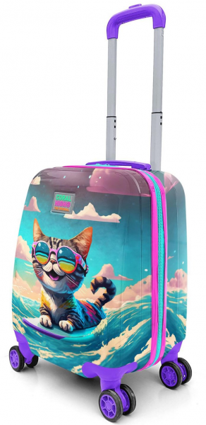 Coral High Sörfçü Kedi Çocuk Valizi