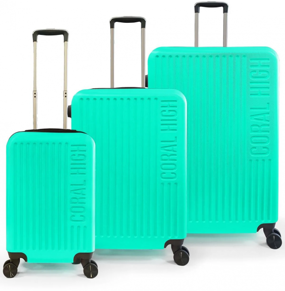 Coral High 16420 ABS 3'lü Valiz Seti