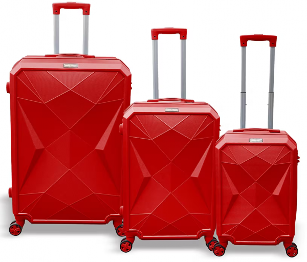 Coral High 16620 Diamond ABS 3'lü Valiz Seti