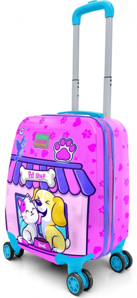 Coral High 16776 Pet Shop Desenli Çocuk Valizi