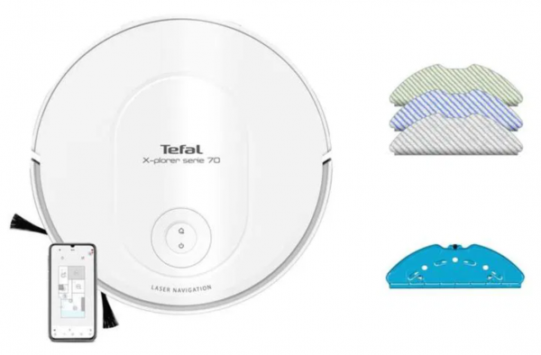 Tefal RG8477 X-Plorer Series Robot Süpürge+Mop