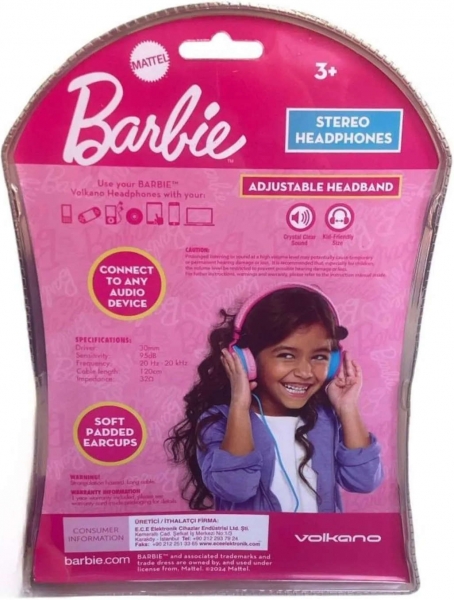 Volkano Barbie MT-10901 Kablolu Kulaklık