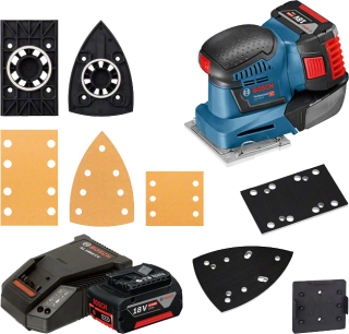 Bosch GSS 18V-10 Professional Titreşimli Zımpara